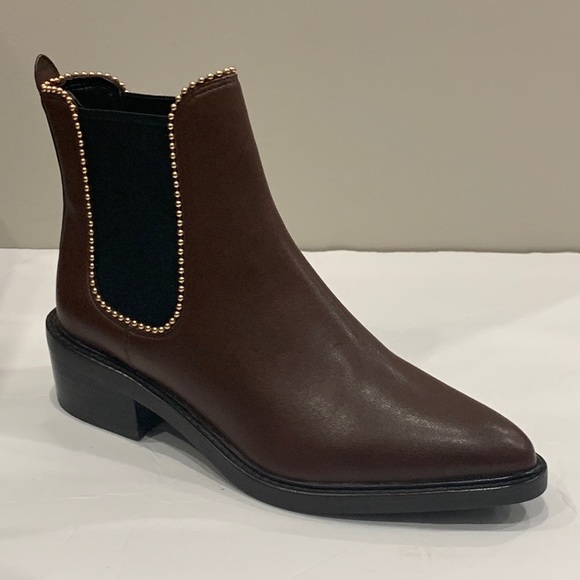 Coach brown boots / booties size 6 - Picture 1 of 10